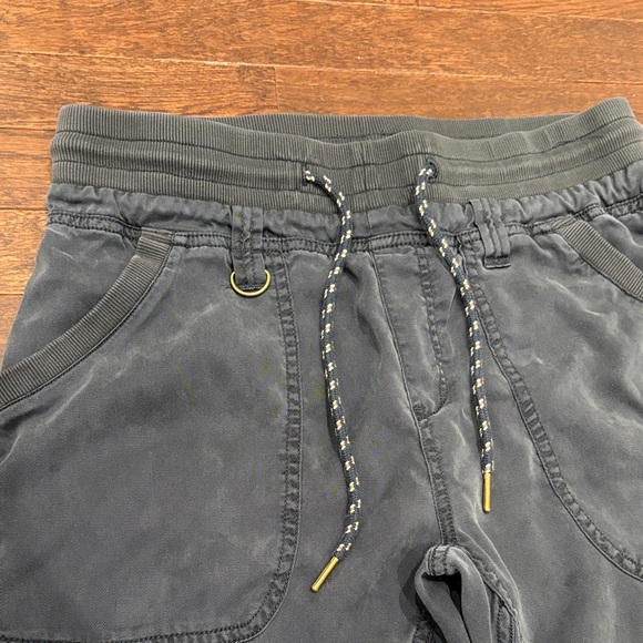 Anthropologie Pilcro Mallory Joggers Blue Washed Drawstring Ankle Pants Small - Picture 6 of 13